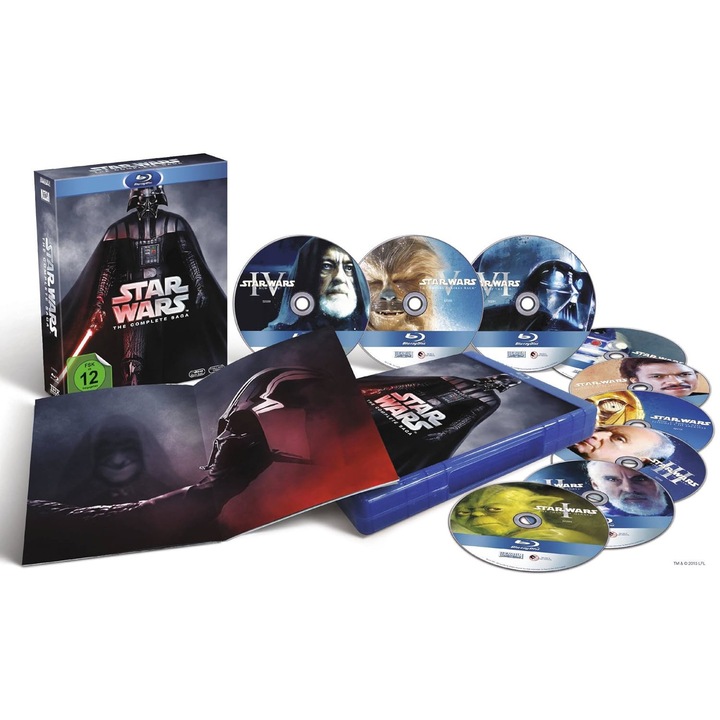 Star Wars I-VI. - A teljes legenda (9xBlu-ray) Klasszikus + Előzmény trilógia