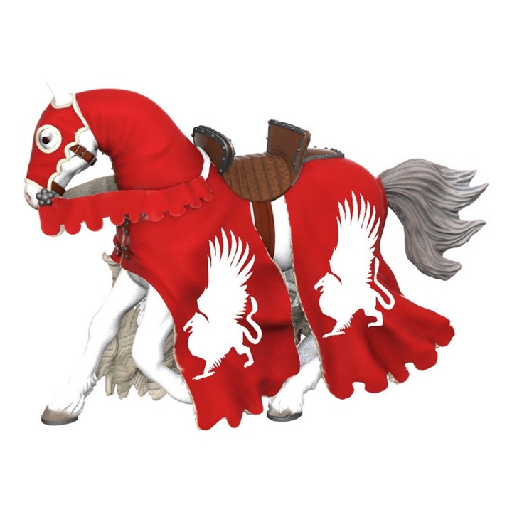 Figurina, PAPO, Model Calul cavalerului Gryf, Multicolor