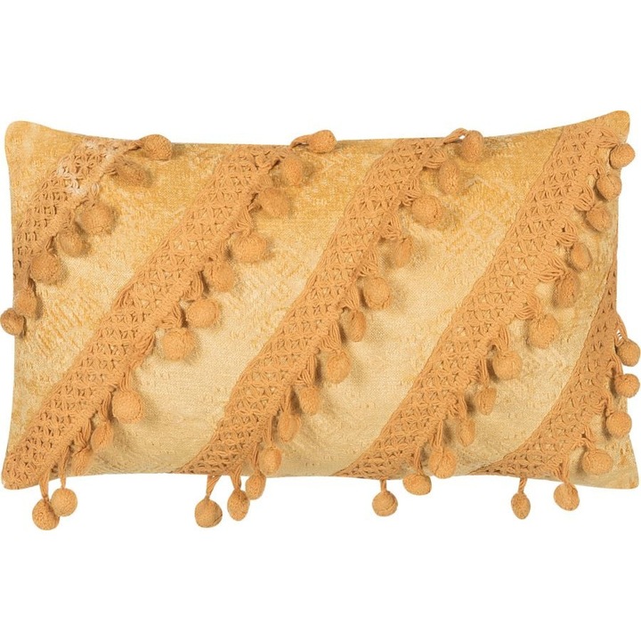 Perna decorativa, Beliani, 30 x 50 cm galben