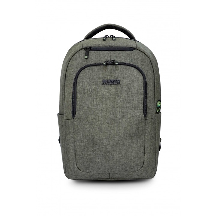 Rucsac pentru notebook, Urban Factory, Stofa, Cyclee City eco, 15.6", Kaki