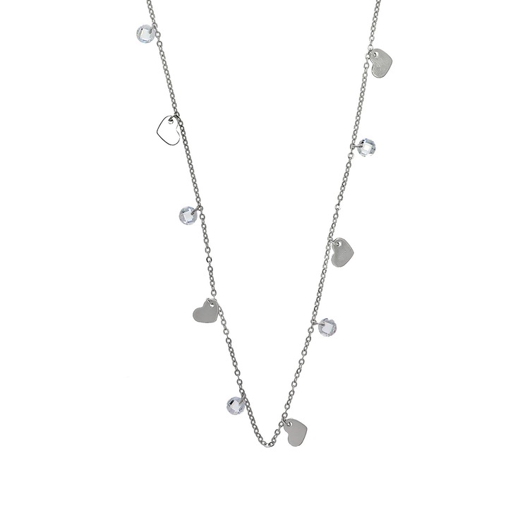 Lantisor Argint MiniHearts