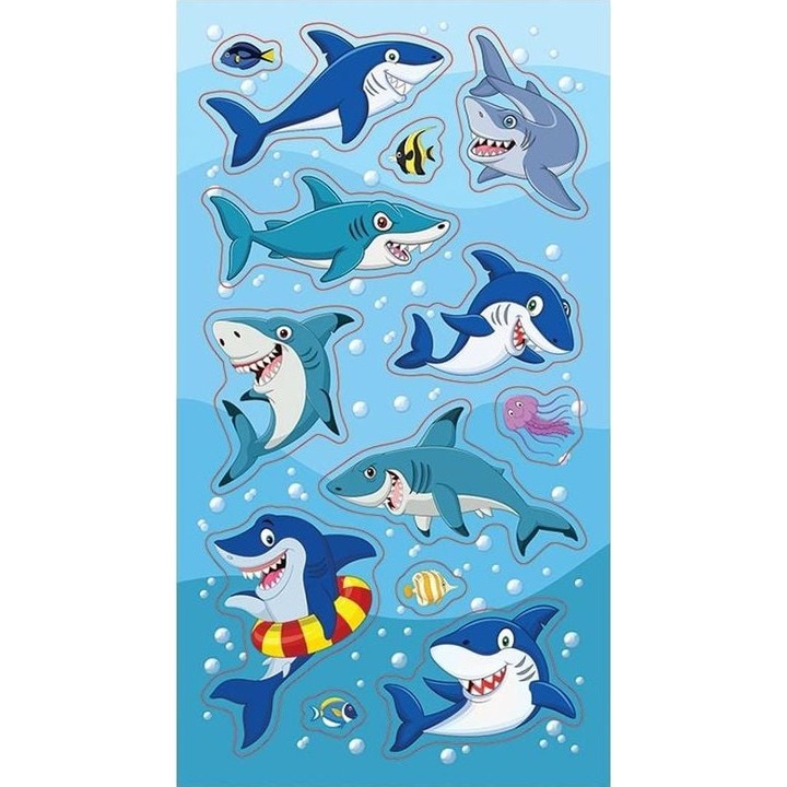 Cápa matricák, Ranok, Többszínű