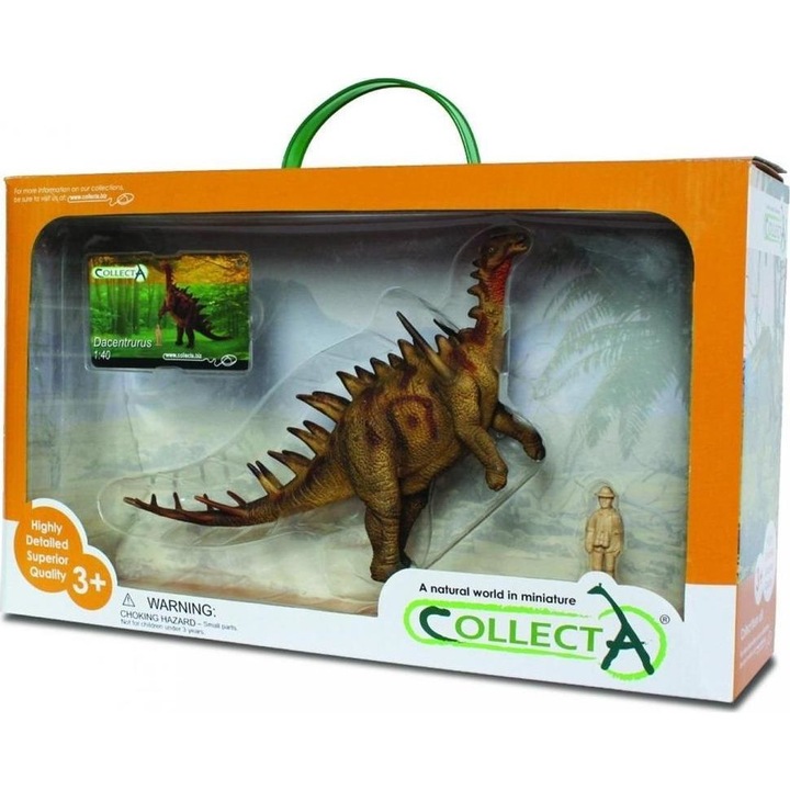 Статуетка на динозавър Collecta, Dacenturus, черно/жълто