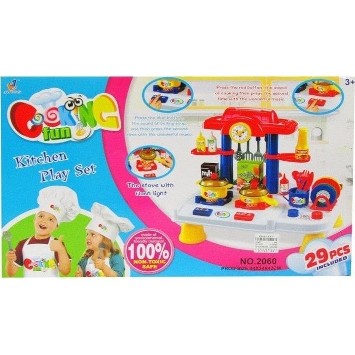 Bucatarie de jucarie Trifox, 29 piese