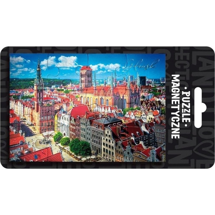 Puzzle, Pan Dragon, Mágneses, Többszínű