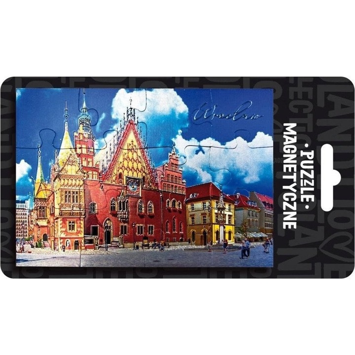 Mágneses puzzle Wroclaw, Pan Dragon, Multicolor