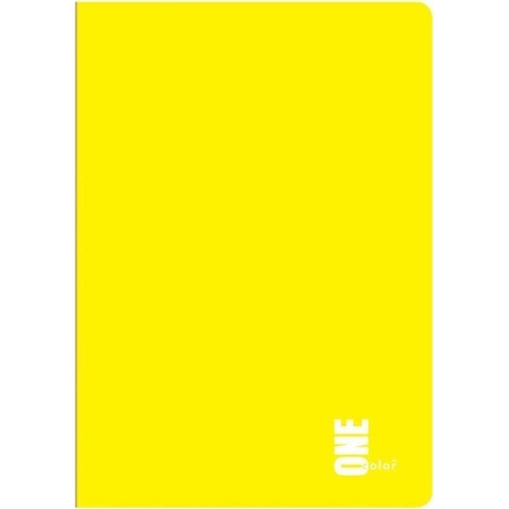 Set 5 caiete, Interdruk, A4, Grila, Galben