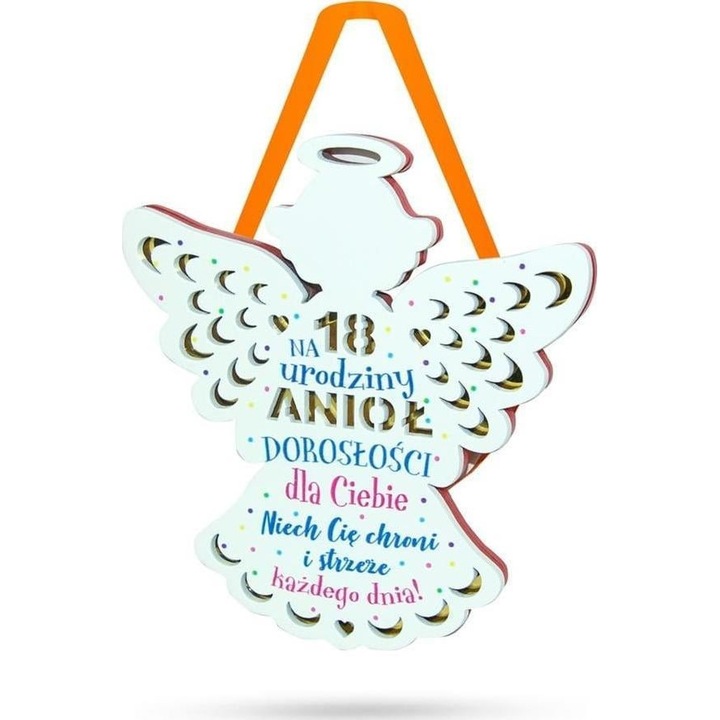 Kulcstartó angyallal, Kukartka, Többszínű