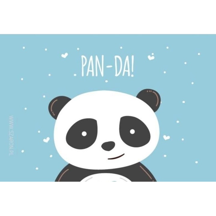 Magnet pentru frigider panda, Szaron, Multicolor