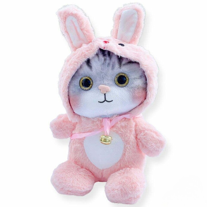 Плюшена Играчка, Коте Кити, розов, 20 см