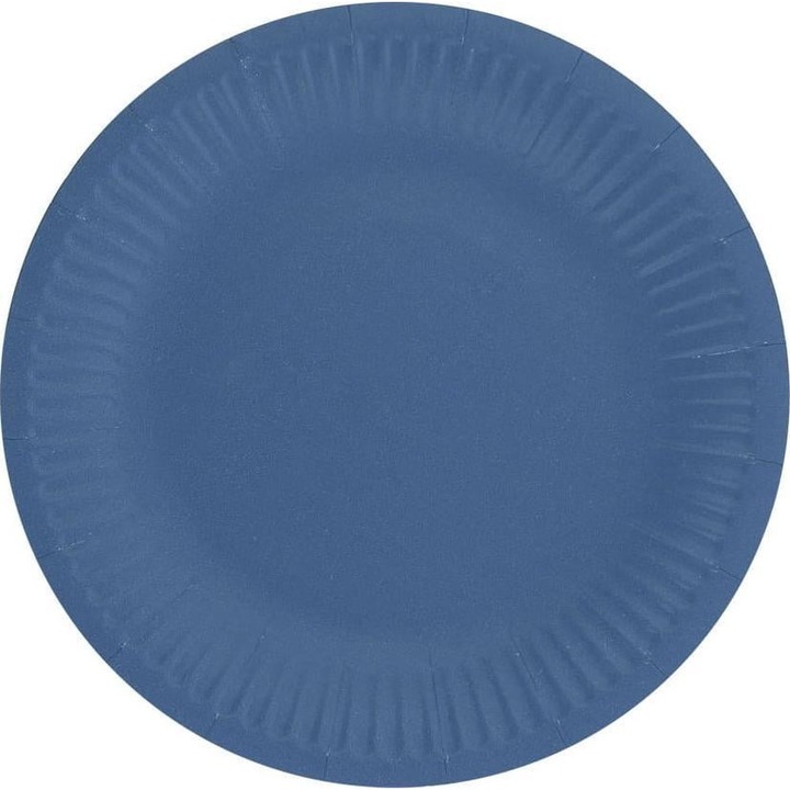 6 чинии, Годан, хартия, 8 см, сини