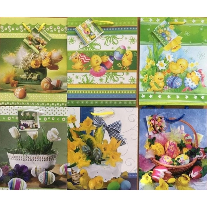 Plasa de cadouri de Paste, Panorama, Multicolor