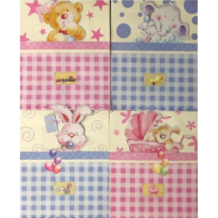 Laminált ajándéktáska, Panoráma, Többszínű