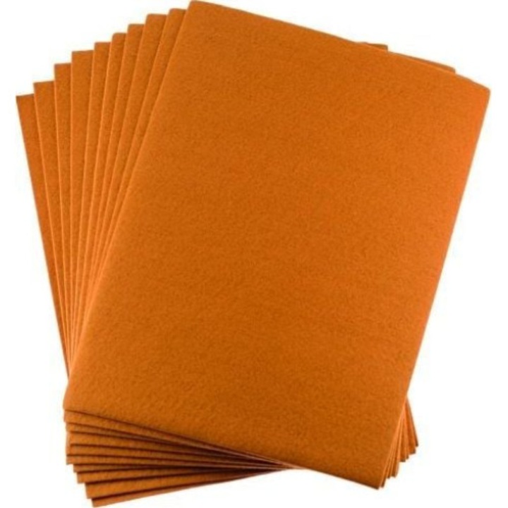 Se 10 coli din pasla, Brewis, 2mm, Maro