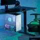 Suport unitate PC StableDesk, Reglabil, Prindere de perete/Sub blat birou, Pana la 30 kg, Latime unitate 155-235 mm - Negru