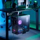 Suport unitate PC StableDesk, Reglabil, Prindere de perete/Sub blat birou, Pana la 30 kg, Latime unitate 155-235 mm - Negru