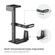 Suport unitate PC StableDesk, Reglabil, Prindere de perete/Sub blat birou, Pana la 30 kg, Latime unitate 155-235 mm - Negru