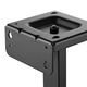 Suport unitate PC StableDesk, Reglabil, Prindere de perete/Sub blat birou, Pana la 30 kg, Latime unitate 155-235 mm - Negru
