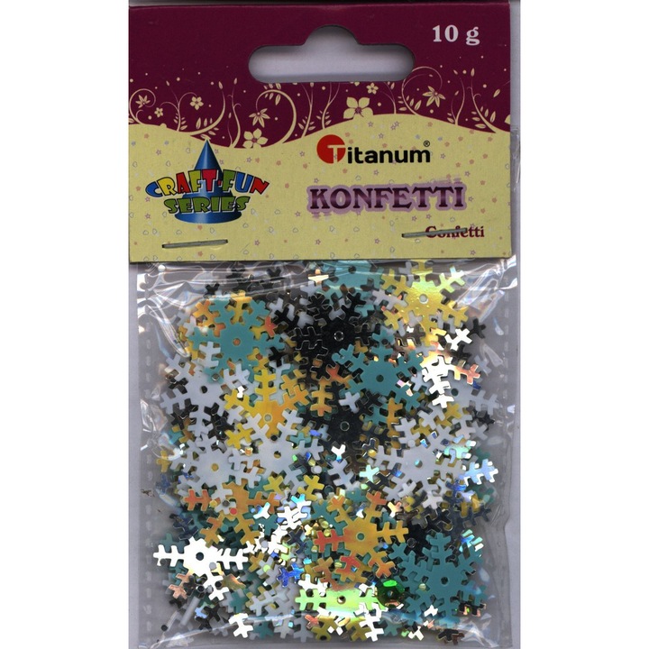 Konfetti, Titán, 10g, Többszínű
