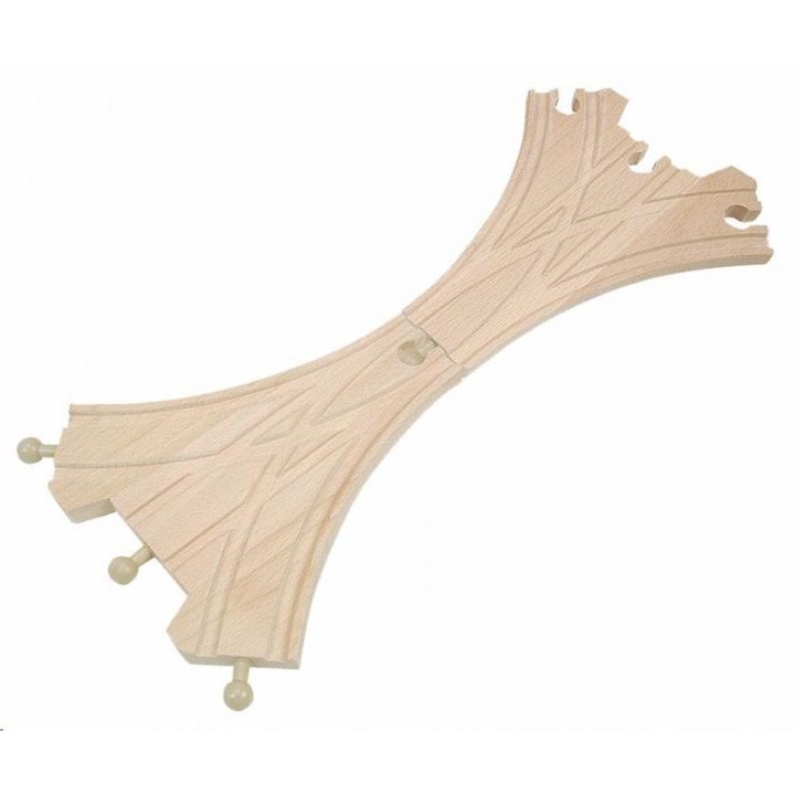 Woodyland Fa X alakú vasúti sín elem (90566) (90566)