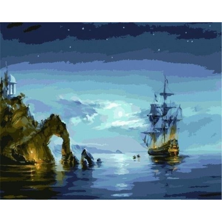 Pictura dupa numere, Hobby-Maniak, 30 x 40 cm, Multicolor