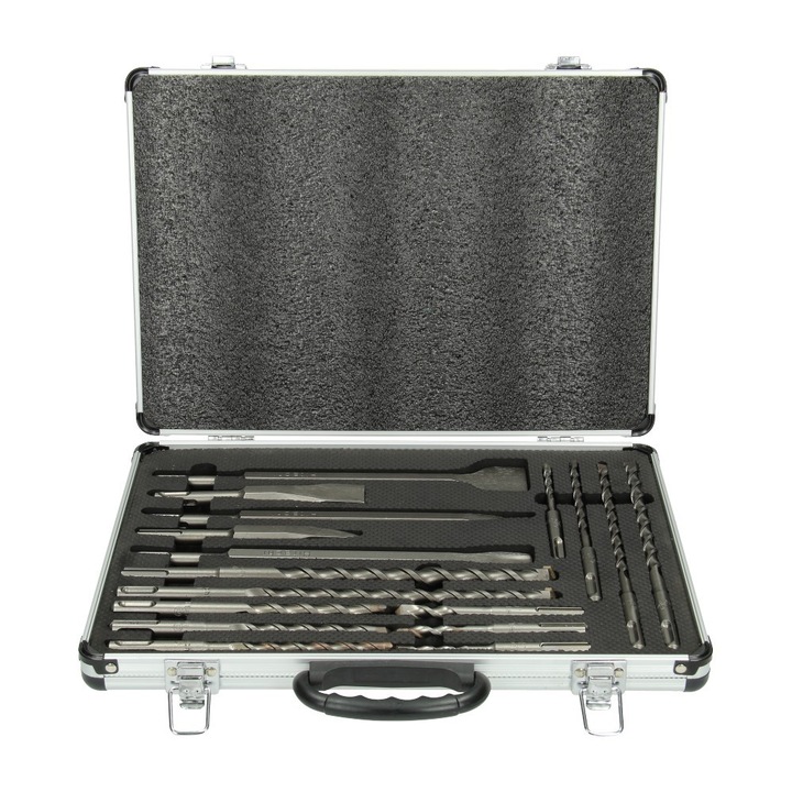 Trusa burghie si dalti, SDS Plus, Hikoki 402555, 17 piese