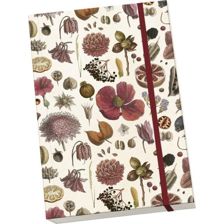 Caiet A5, Skona Ting, 140 pagini, cu elastic, multicolor