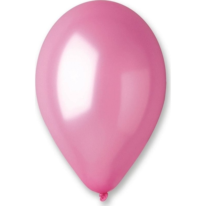 50 db-os fém léggömb szett, Gemar, rózsaszín, 33 cm