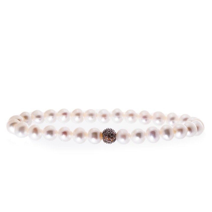 Bratara dama, LANCASTER, Argint, Alb