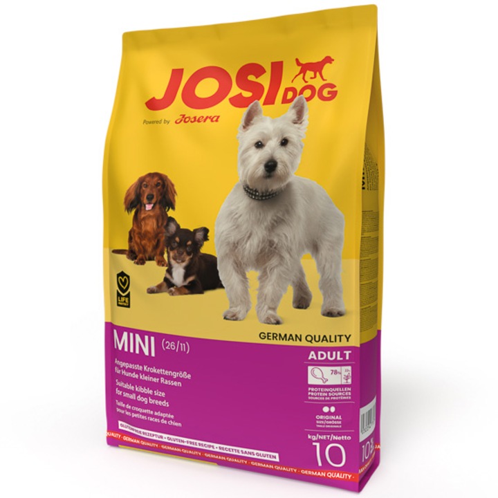 Суха храна за кучета Josera Mini, 10 кг