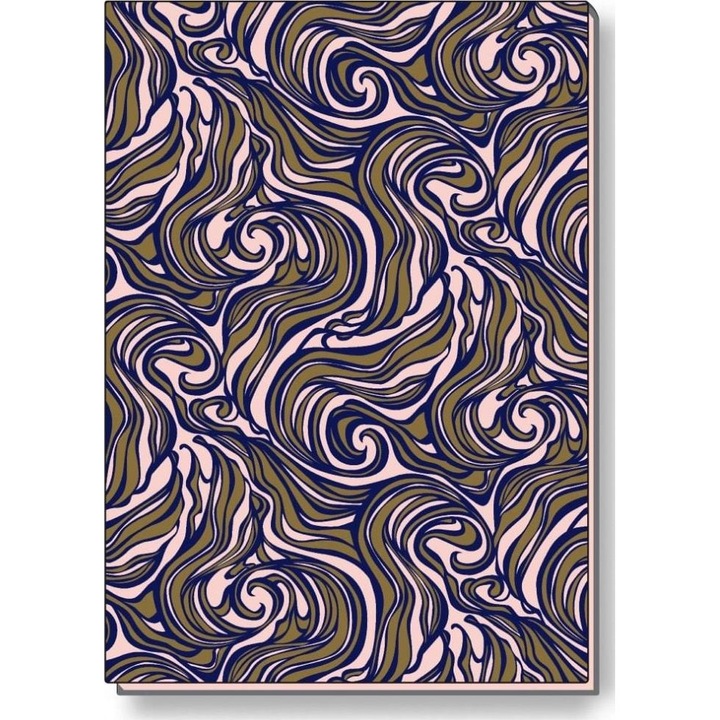 Füzet, Rossi, A5, Rózsaszín/Zöld