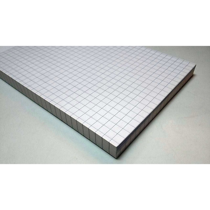 A4 rácsos füzet, Adelante, Papír, Többszínű, 210mm x 297mm