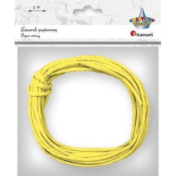 Въже, Titanum, 3.5 мм, 5 м, Жълт