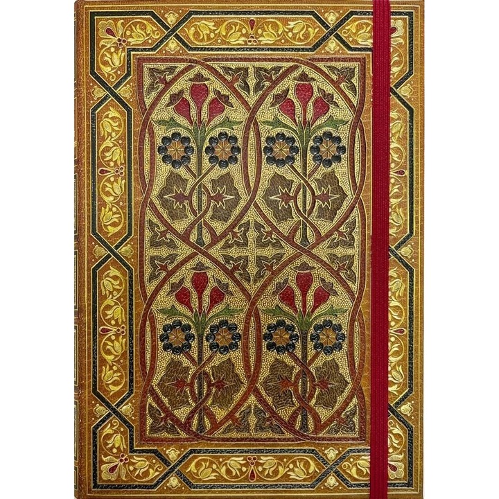 Бележник Art Nouveau, Peter Pauper Press, 80 листа, 12.7x17.8 см, злато