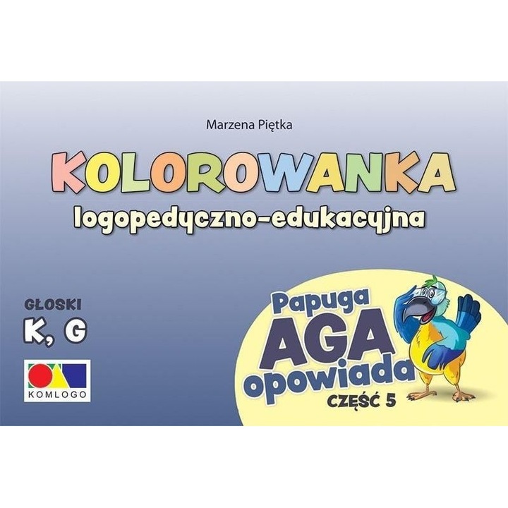 Carte de colorat educativa, Komlogo