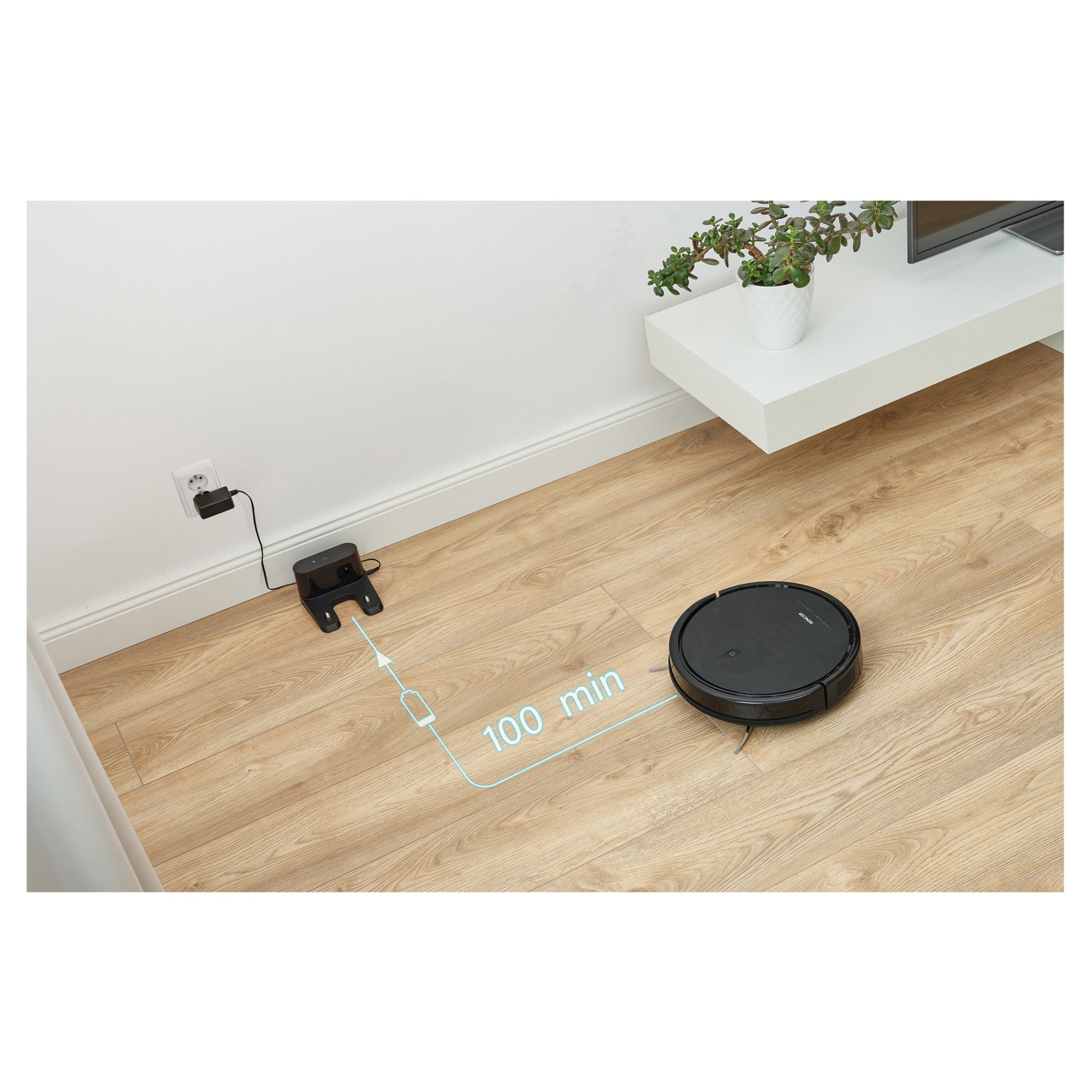 Aspirator robot, Sencor, SRV 3160TQ, Negru