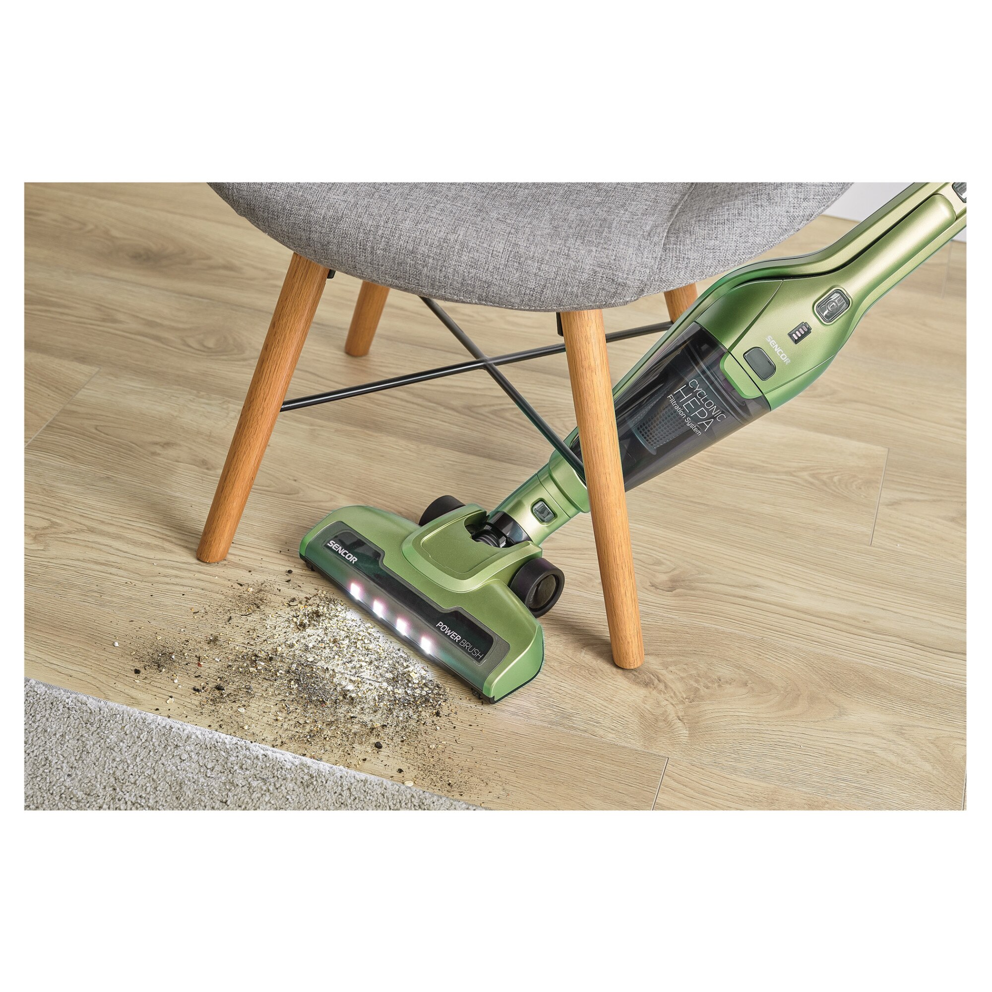 Aspirator, Sencor, 3 in 1, 2000 mAh, Verde