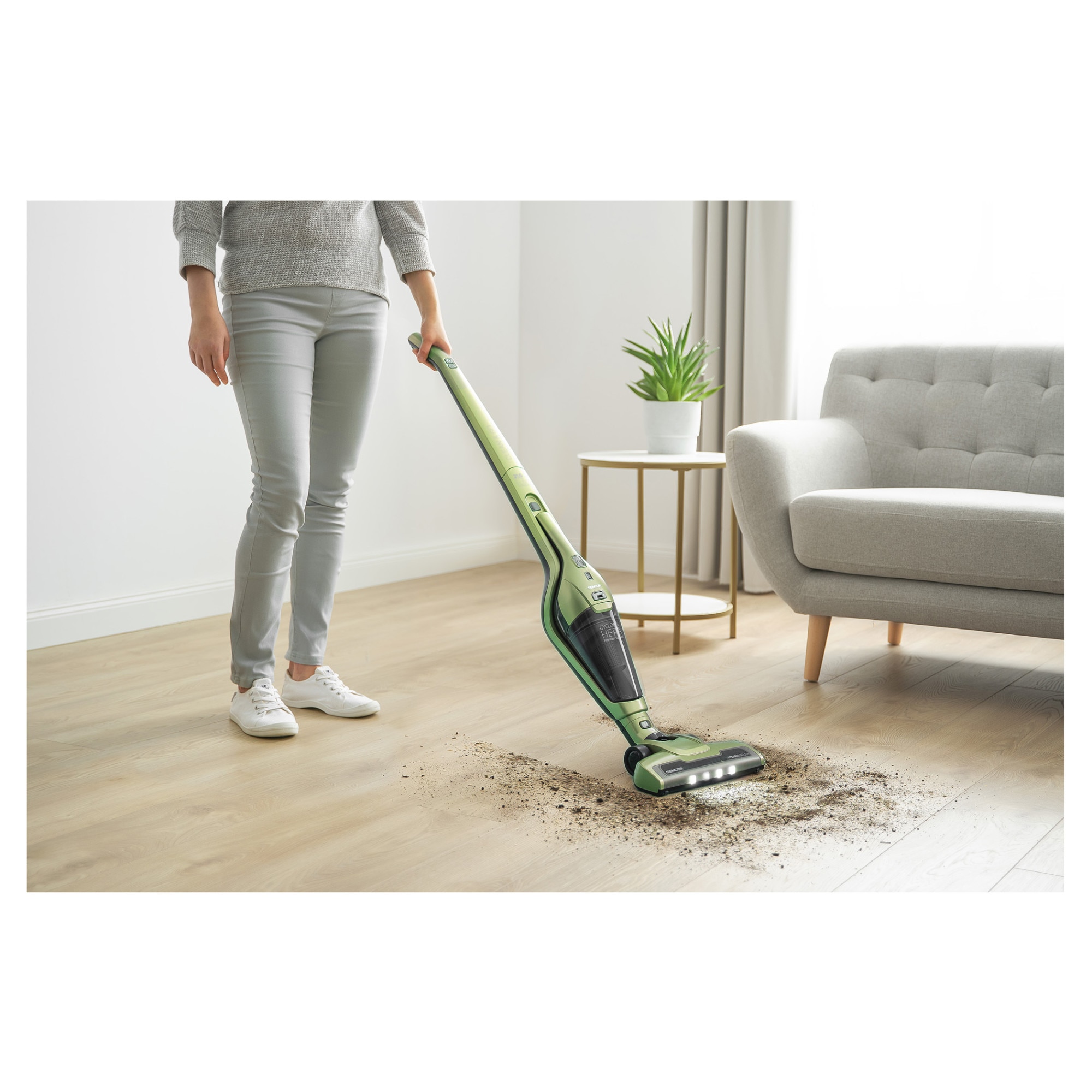 Aspirator, Sencor, 3 in 1, 2000 mAh, Verde