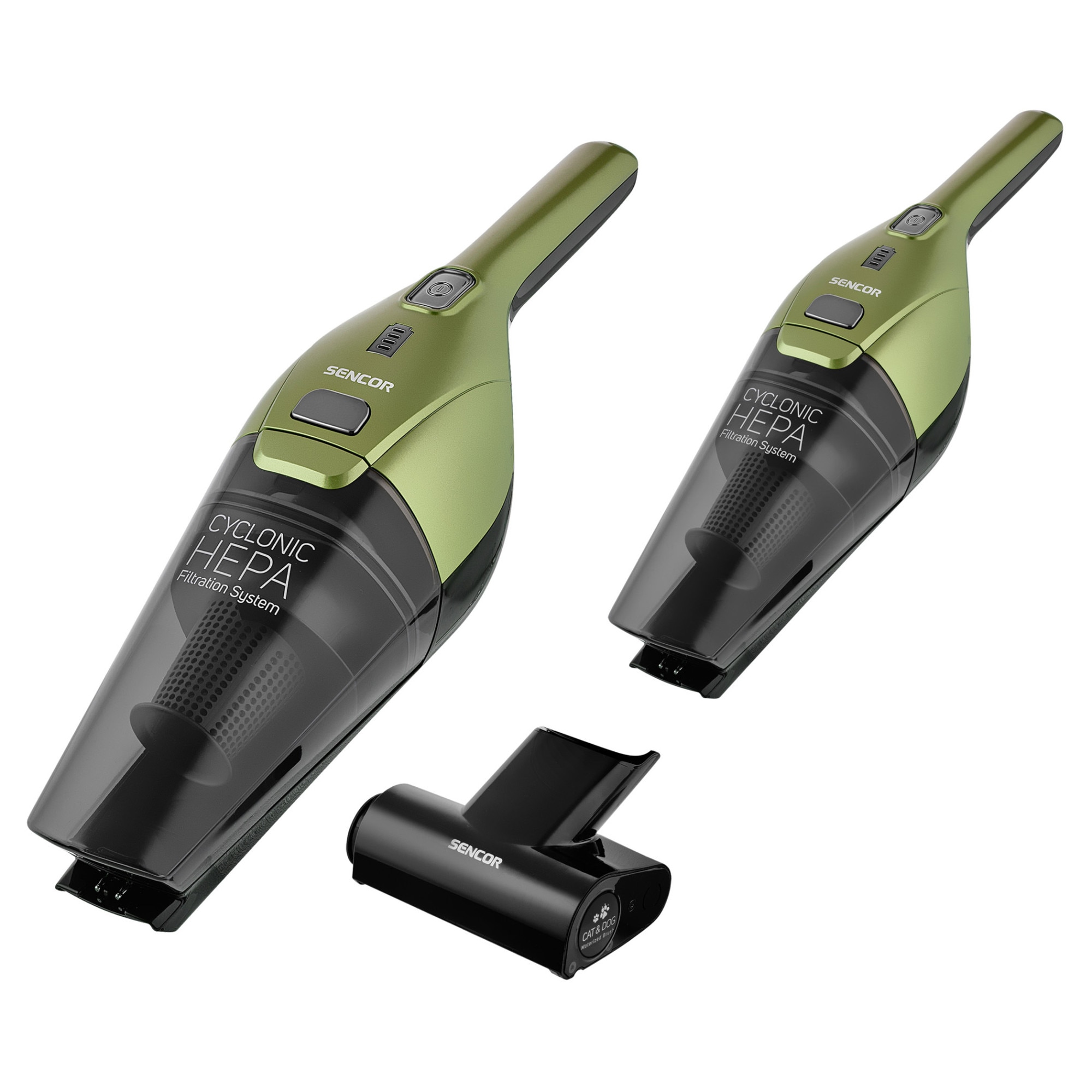 Aspirator, Sencor, 3 in 1, 2000 mAh, Verde