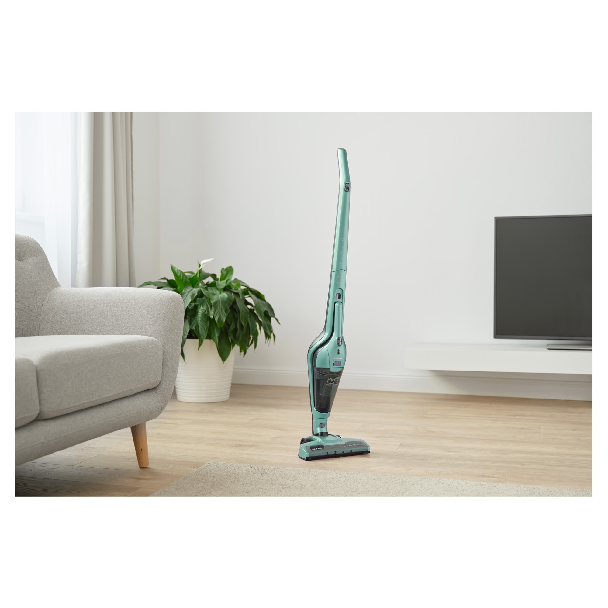 Aspirator, Sencor, 2000 mAh, 3 in 1, Albastru