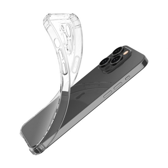 Husa Compatibila cu iPhone 15 PRO MAX, Silicon, Anti Shock, Transparenta, 1.5mm