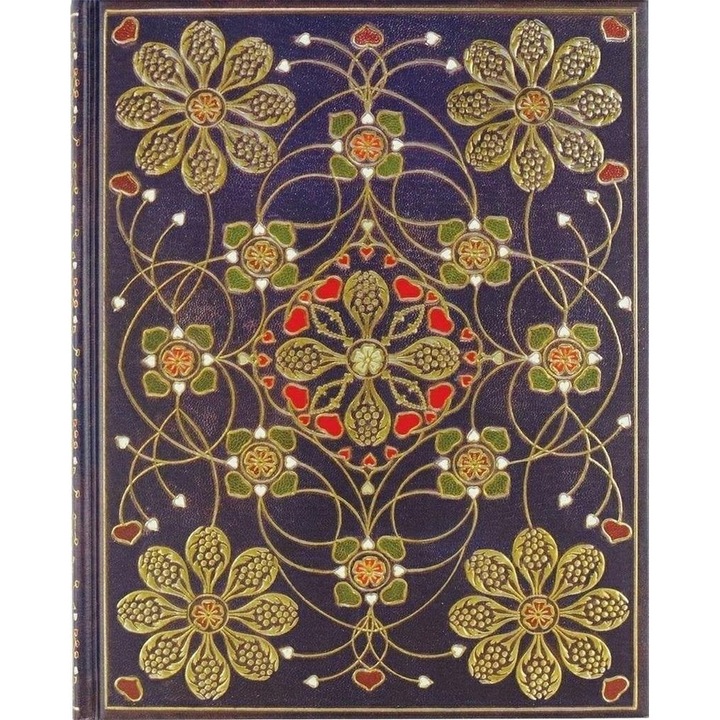 Тетрадка с антични цветя Peter Pauper Press, Многоцветна