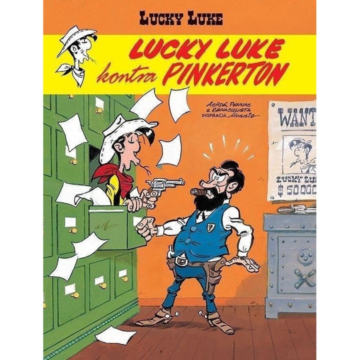 Lucky Luke. Lucky Luke kontra Pinkerton. Tom 74 Praca zbiorowa