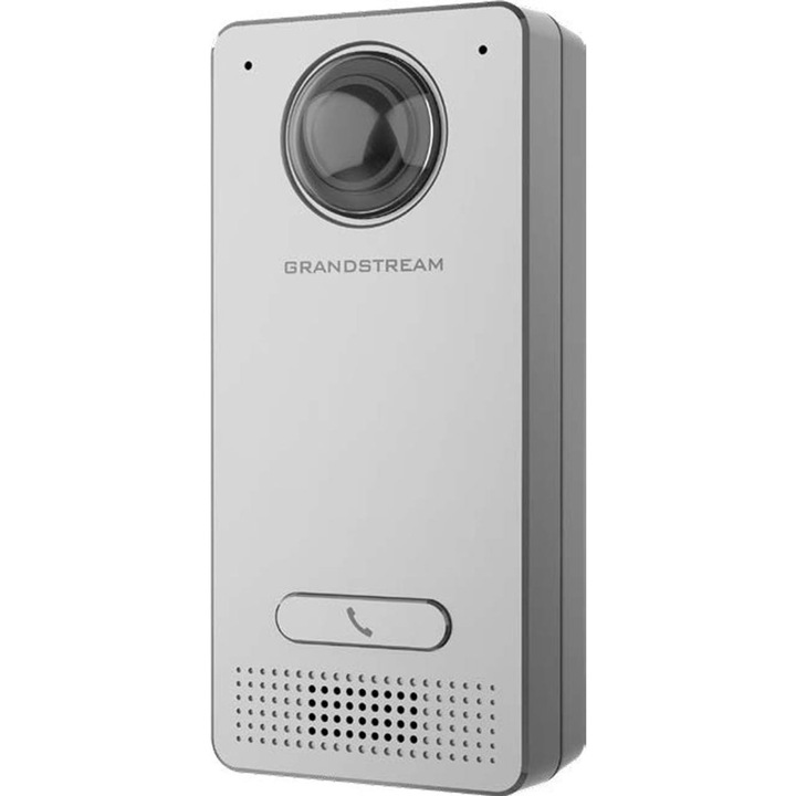 Interfon IP, Grandstream, 1080p Full HD, IP66, Gri