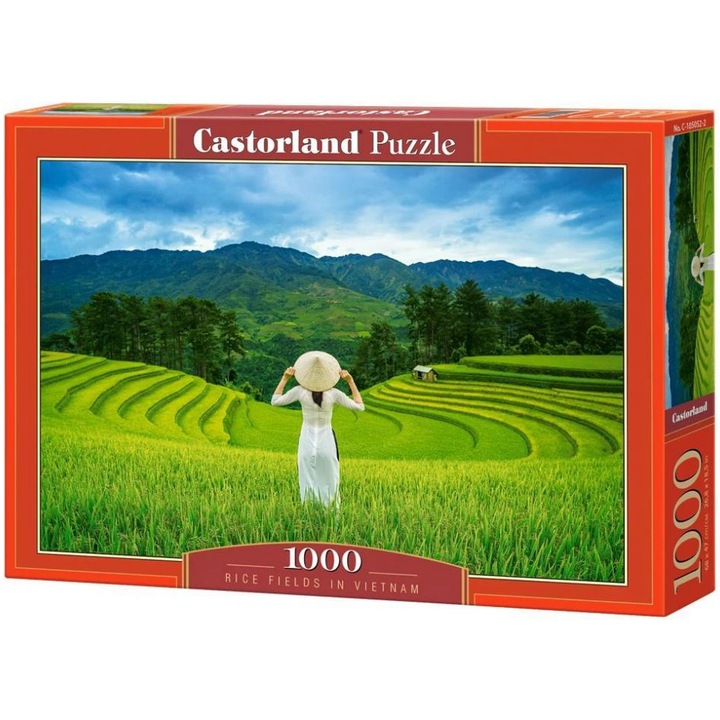 Пъзел Castorland - Rice fields in Vietnam, 1000 части