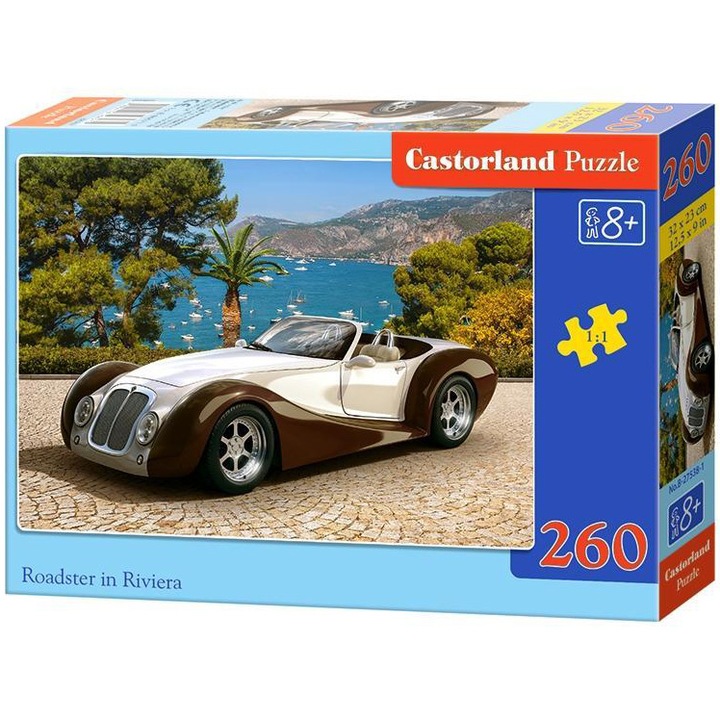 Пъзел Castorland - Roadster in Riviera, 260 части