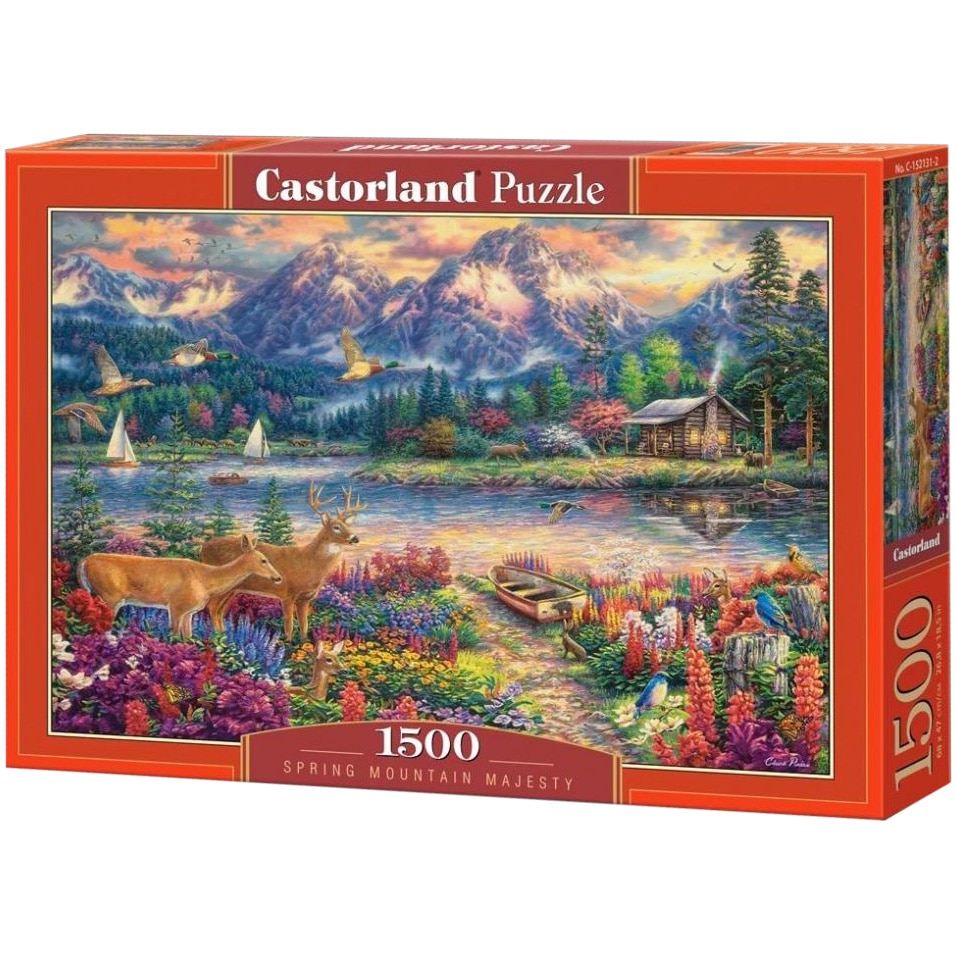 Puzzle Castorland - Spring mountain majesty, 1500 piese - eMAG.ro