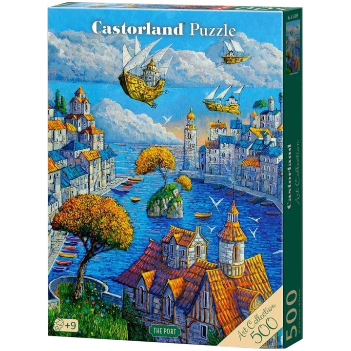 Puzzle Castorland Művészeti Gyűjtemény - A kikötő, 500 darab