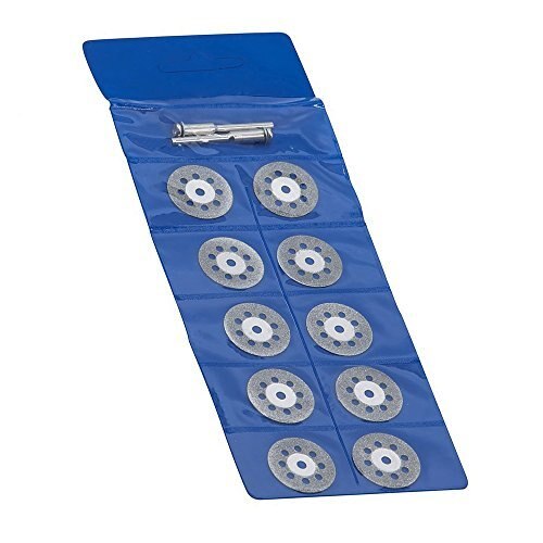 Set 10 discuri diamantate, Mmgoqqt, Otel, 22 mm, Argintiu - eMAG.ro