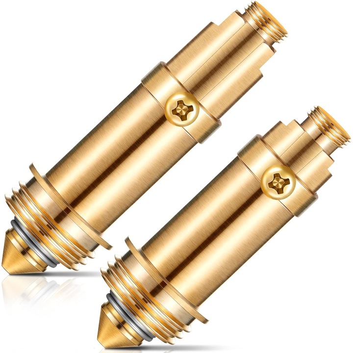 Kád felugró dugókészlet, Mmgoqqt, sárgaréz, arany, 2 db